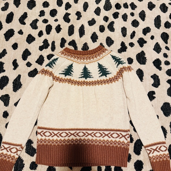 Kiel James Patrick Women's Christmas Tree Fair Isle Crewneck Sweater M - Picture 3 of 3